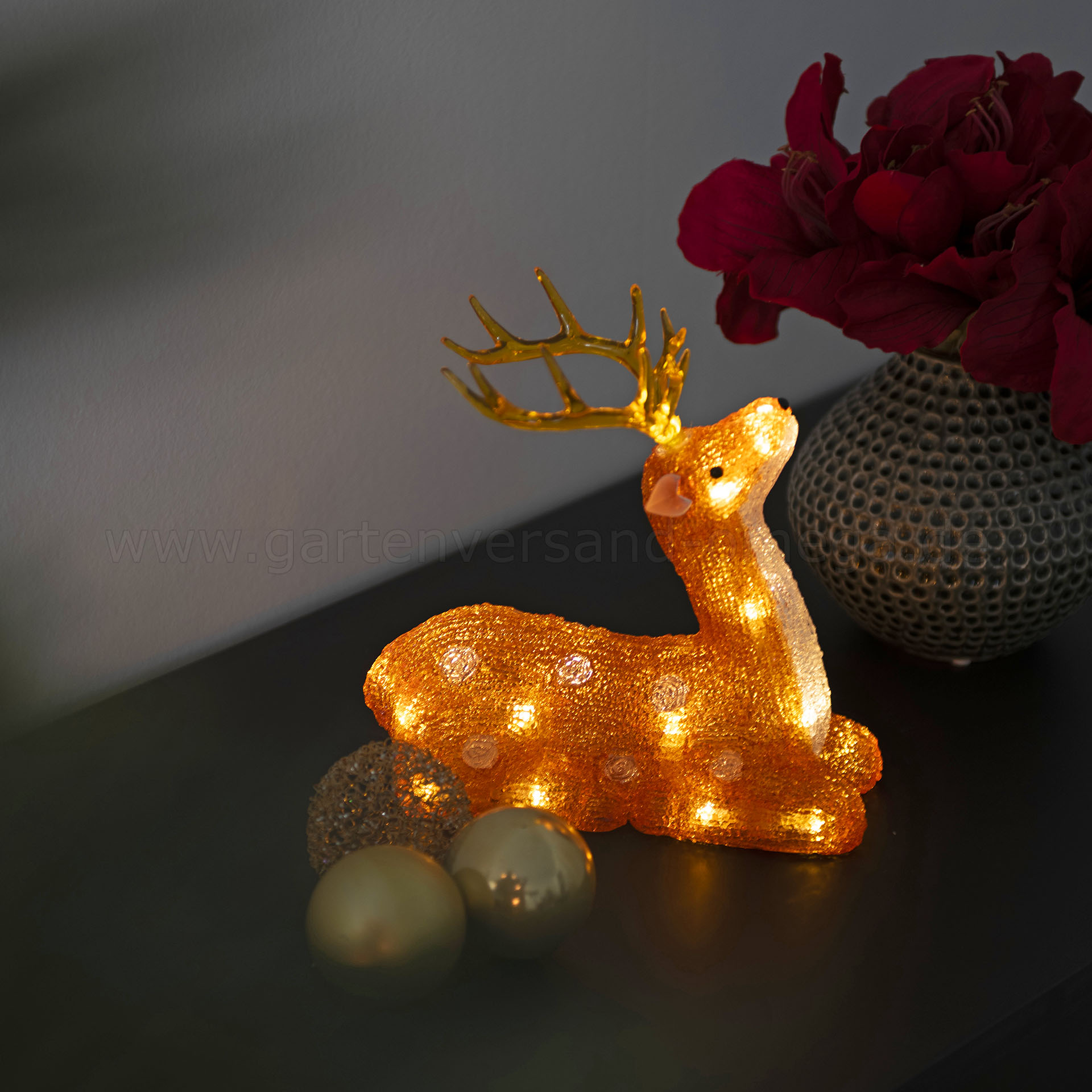 Gestaltungsidee LED Acrylfigur Hirsch