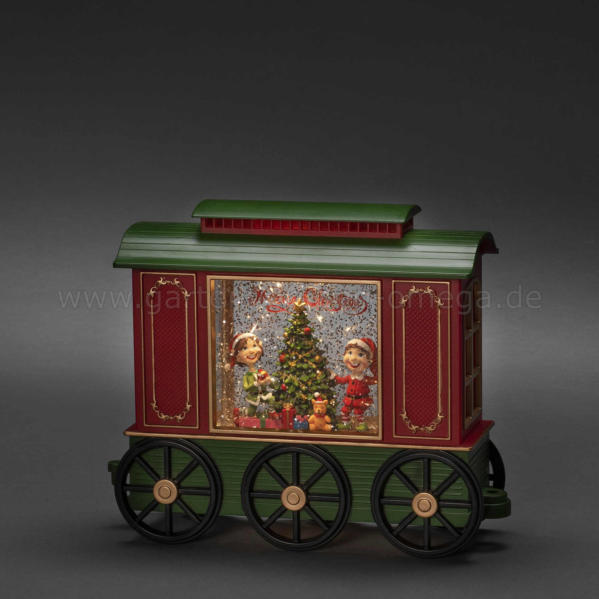 Wassergefüllte LED-Dekoration Weihnachts-Wagon