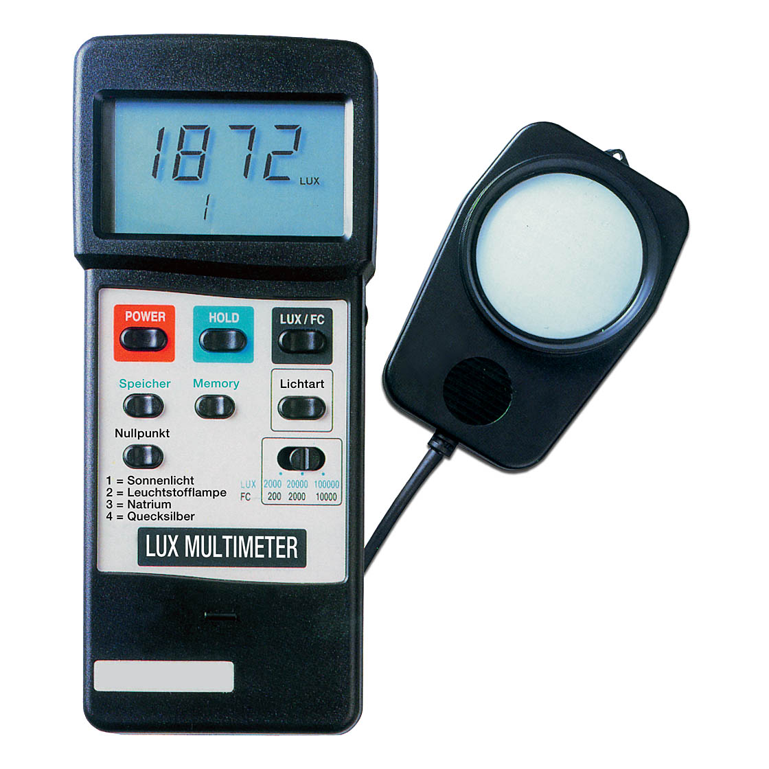 Professionelles Luxmeter LUX-Multi