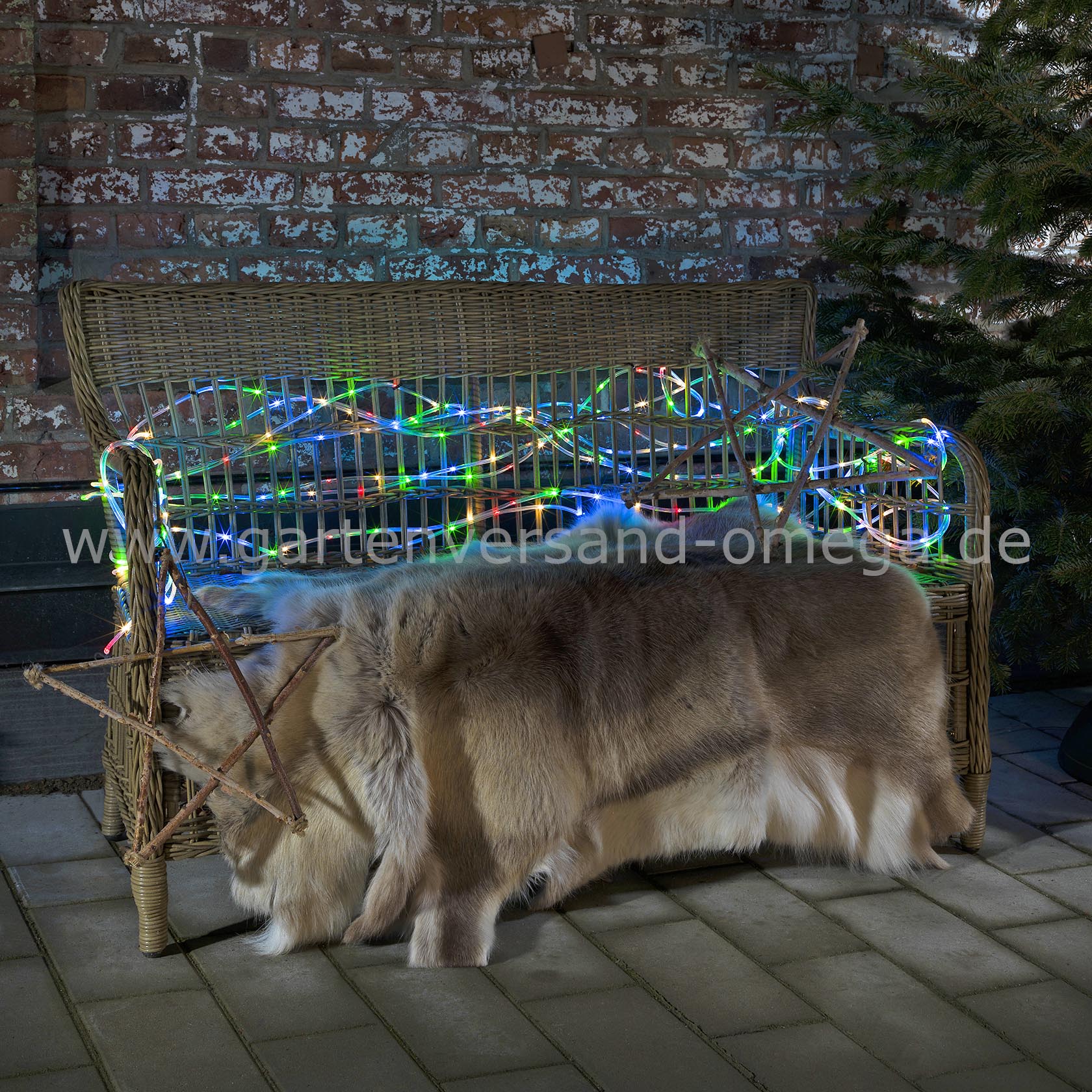 LED Mini-Lichterschlauch Bunt Anwendungsbeispiel