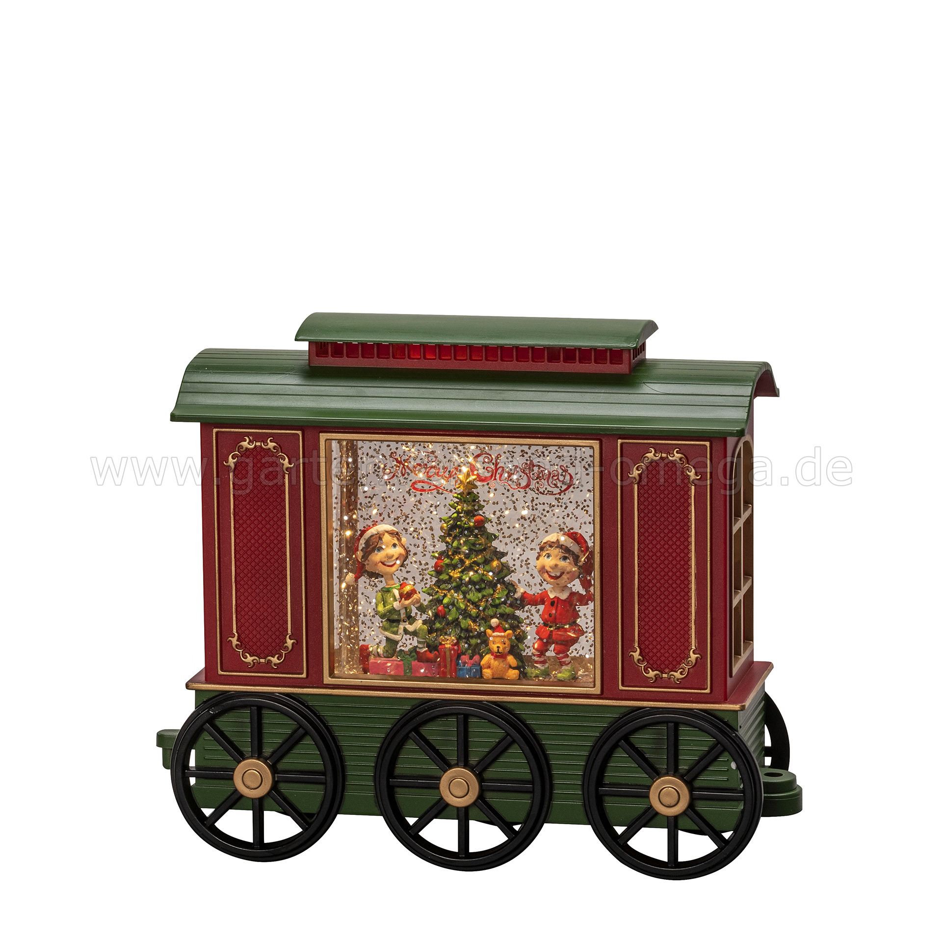 Wassergefüllte LED-Dekoration Weihnachts-Wagon