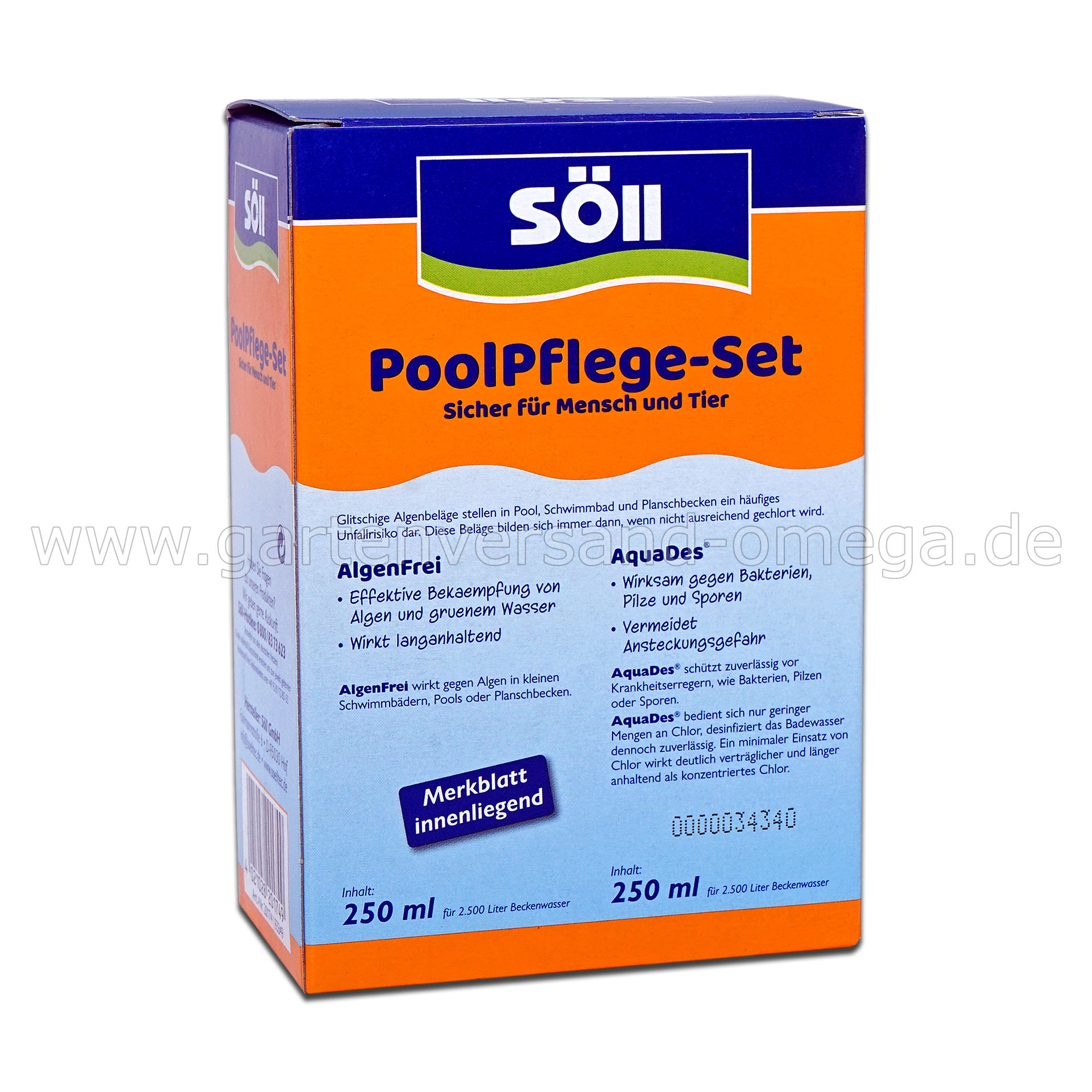 Söll Pool Pflege-Set Rückseite