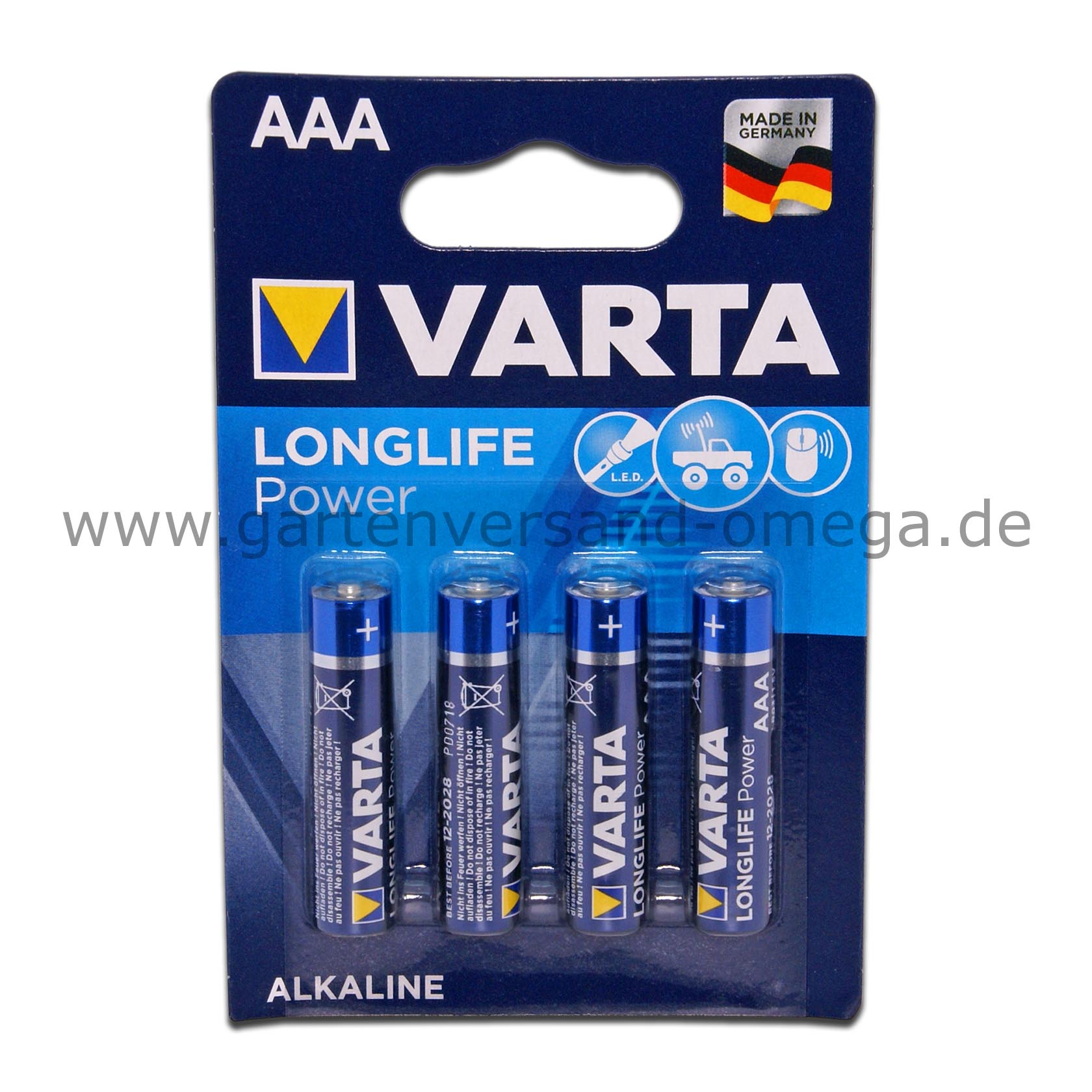 Varta Batterie Longlife Power AAA Micro