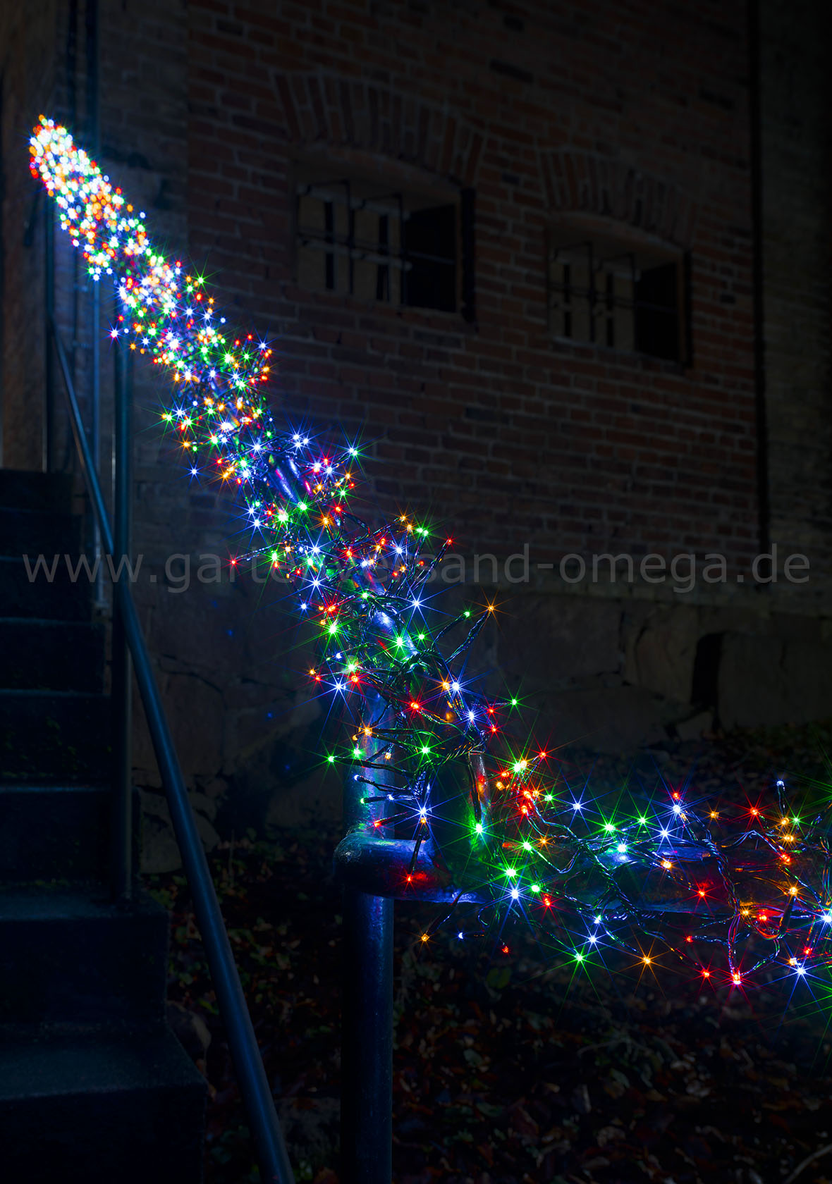 Anwendungsbeispiel Mikro-LED Cluster-Lichterkette Bunt