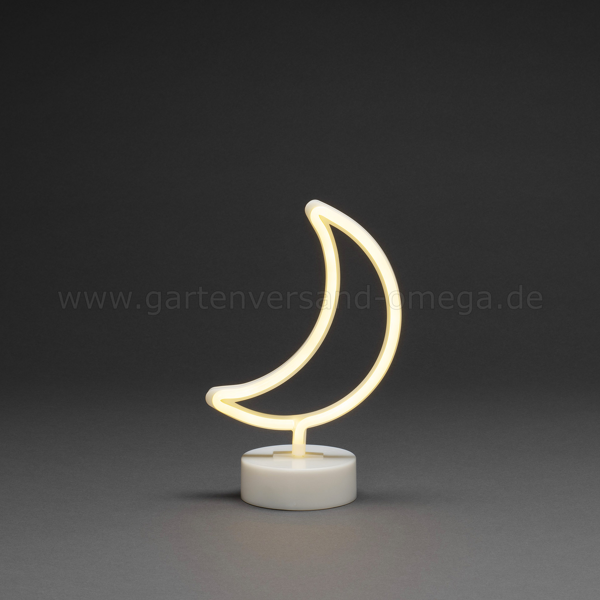 LED-Dekoration Schlauchsilhouette Mond