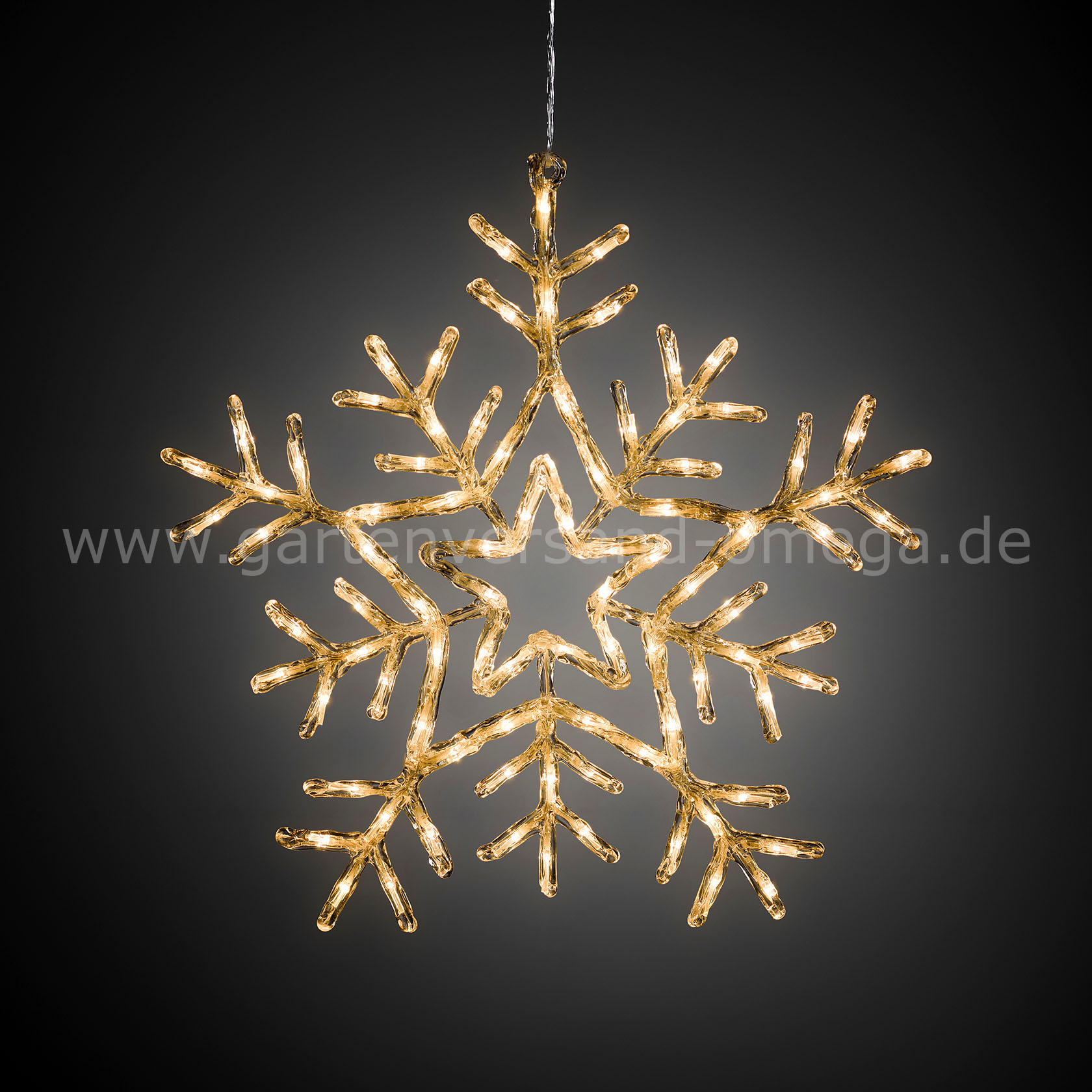 LED-Acrylsilhouette LED- Innenräumen mit und Schneeflocke Schneeflocke Außenbereich | Lichtfunktionen im Omega - große Gartenversand zur Weihnachtsdekoration