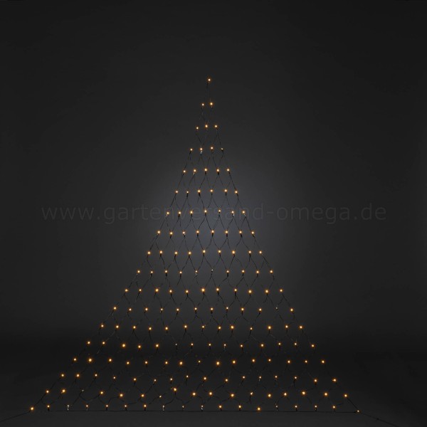 LED Lichternetz Triangel 171-flammig