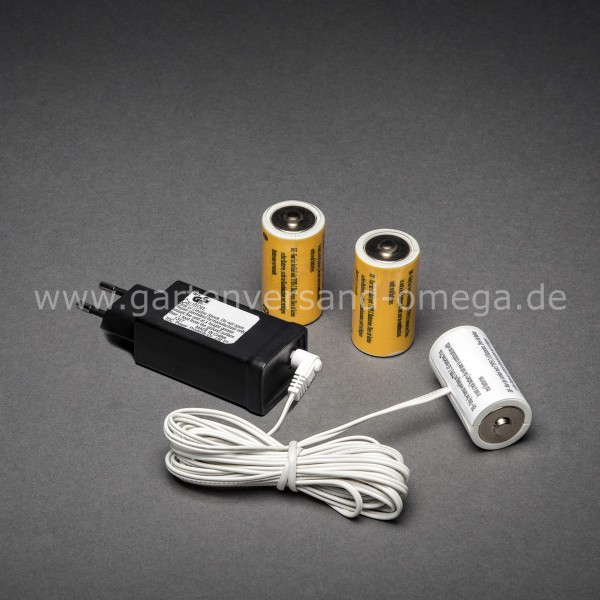 Netzadapter für Batterieartikel 3x Typ C Baby